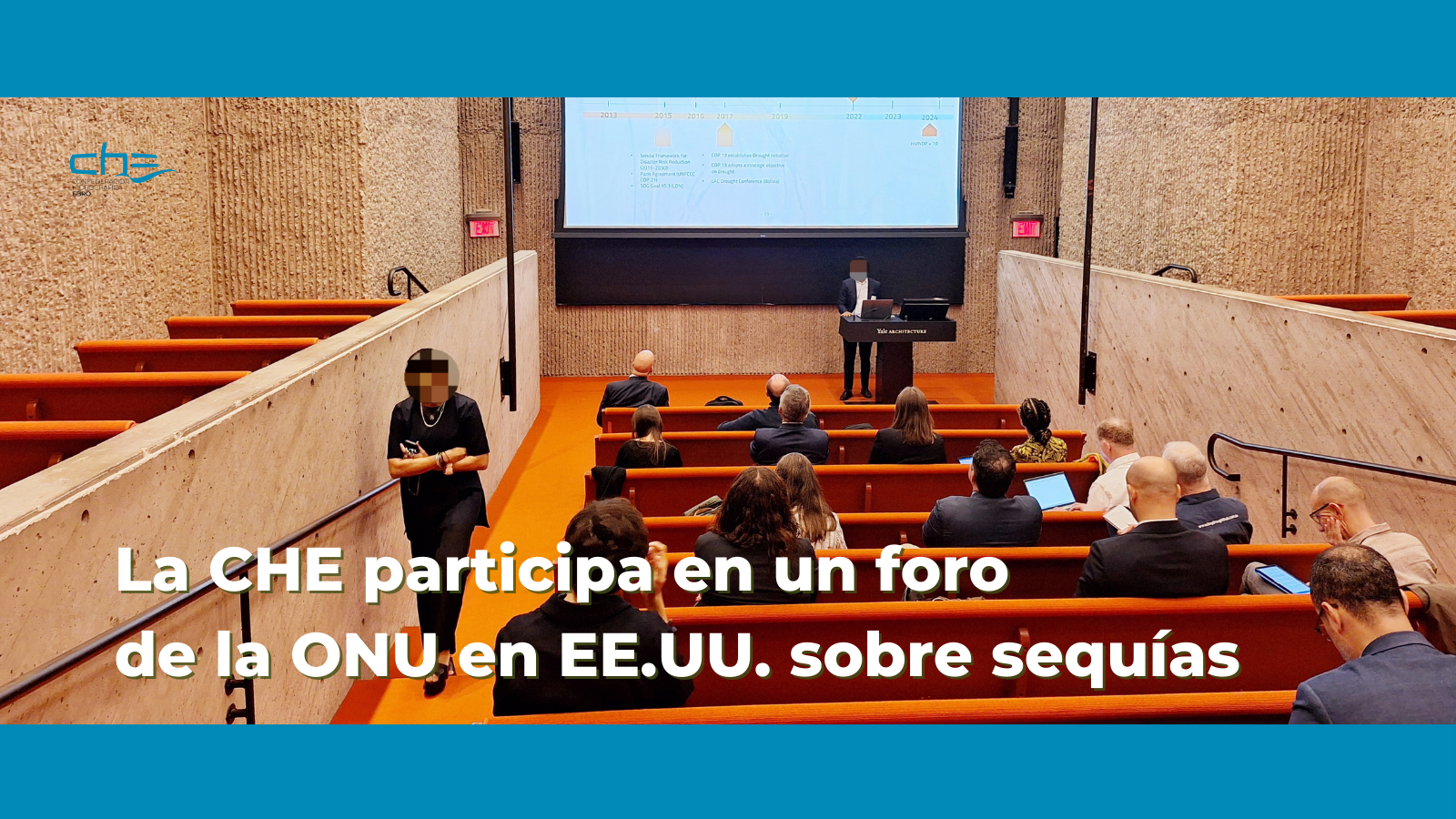 Imagen noticia - La Confederación Hidrográfica del Ebro participa en un foro de Naciones Unidas en EE.UU. sobre sequías